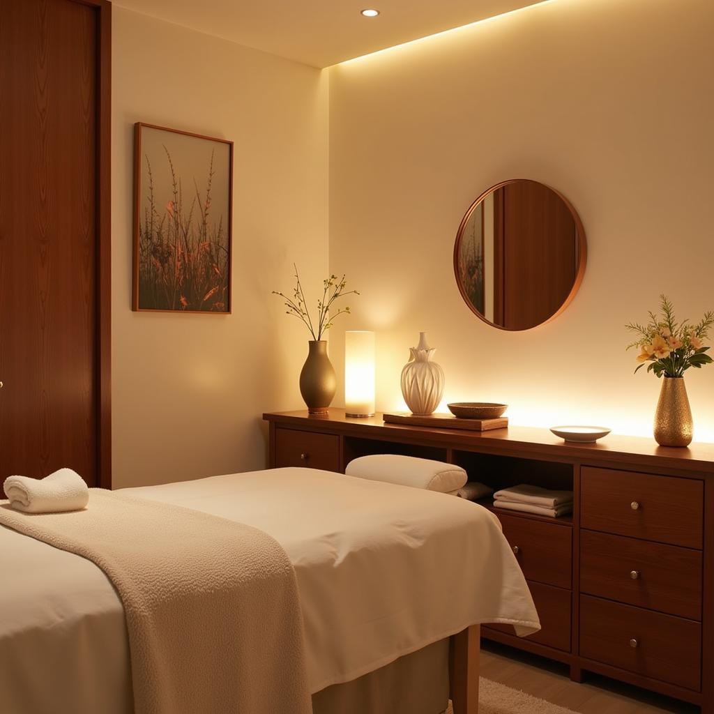 Serene Treatment Room in a Las Vegas Spa