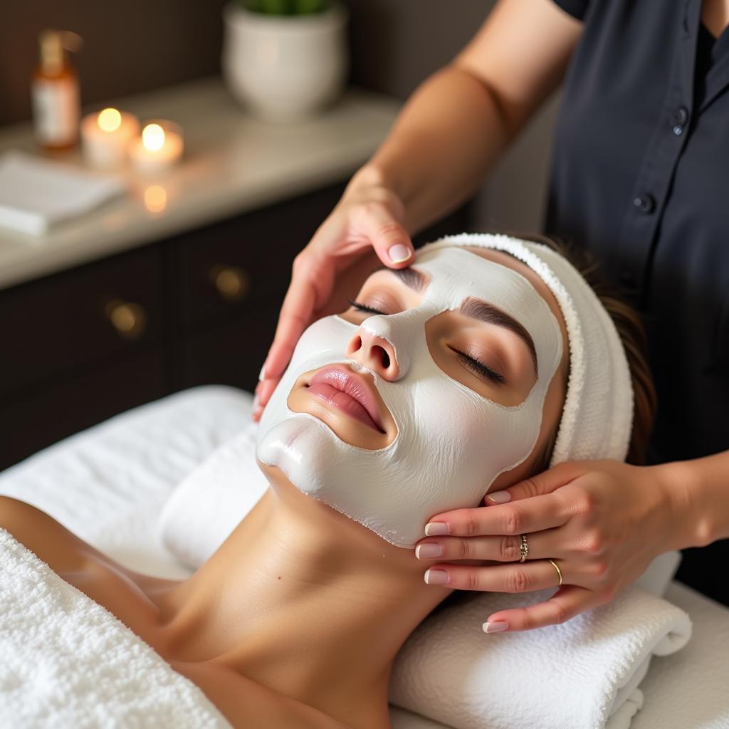 Facial Treatment at Spa Laurentides