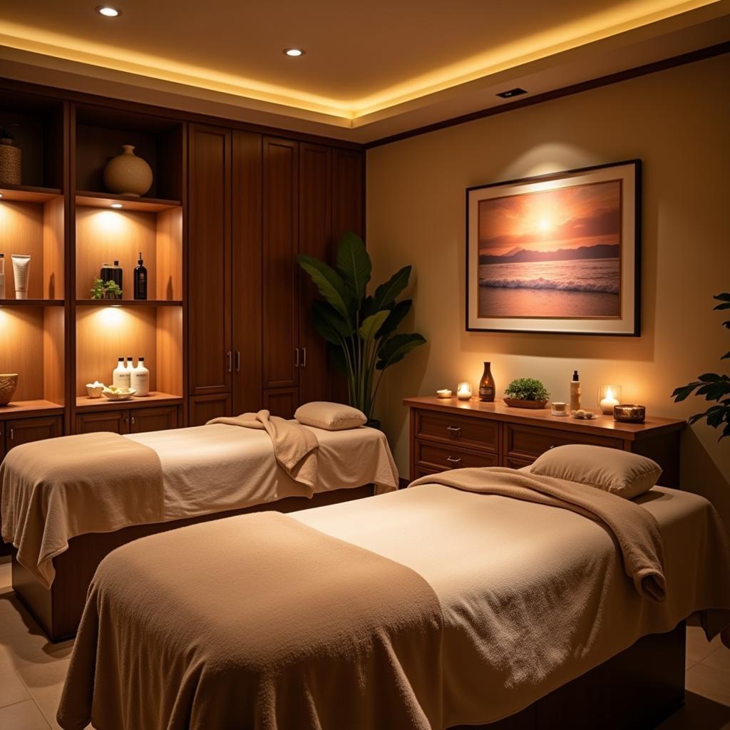 Spa Treatment Room with Luxurious Amenities