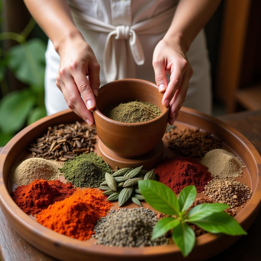 Sri Lankan Spa Herbal Treatment