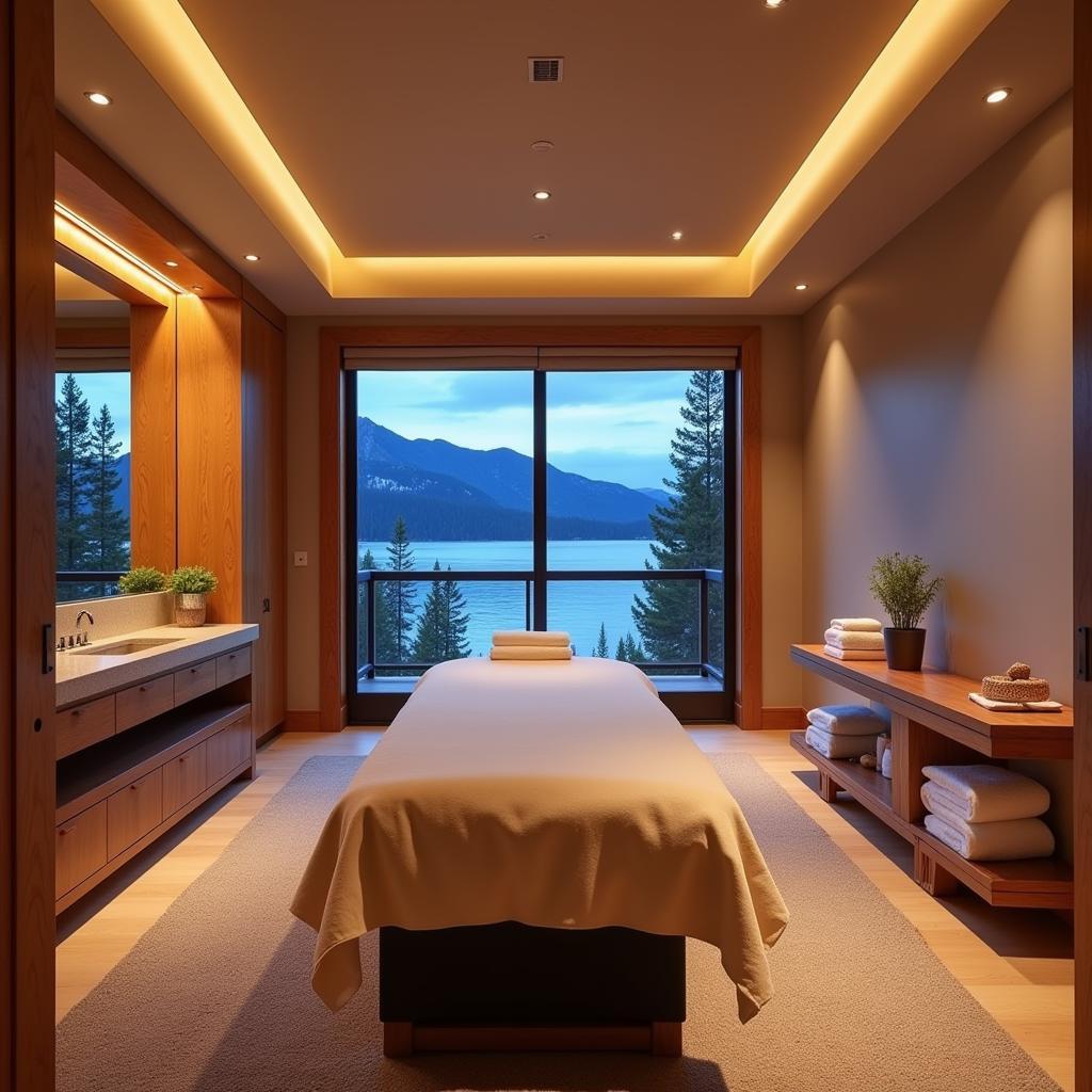 Relaxing Spa Treatment Room at Hyatt Regency Lake Tahoe