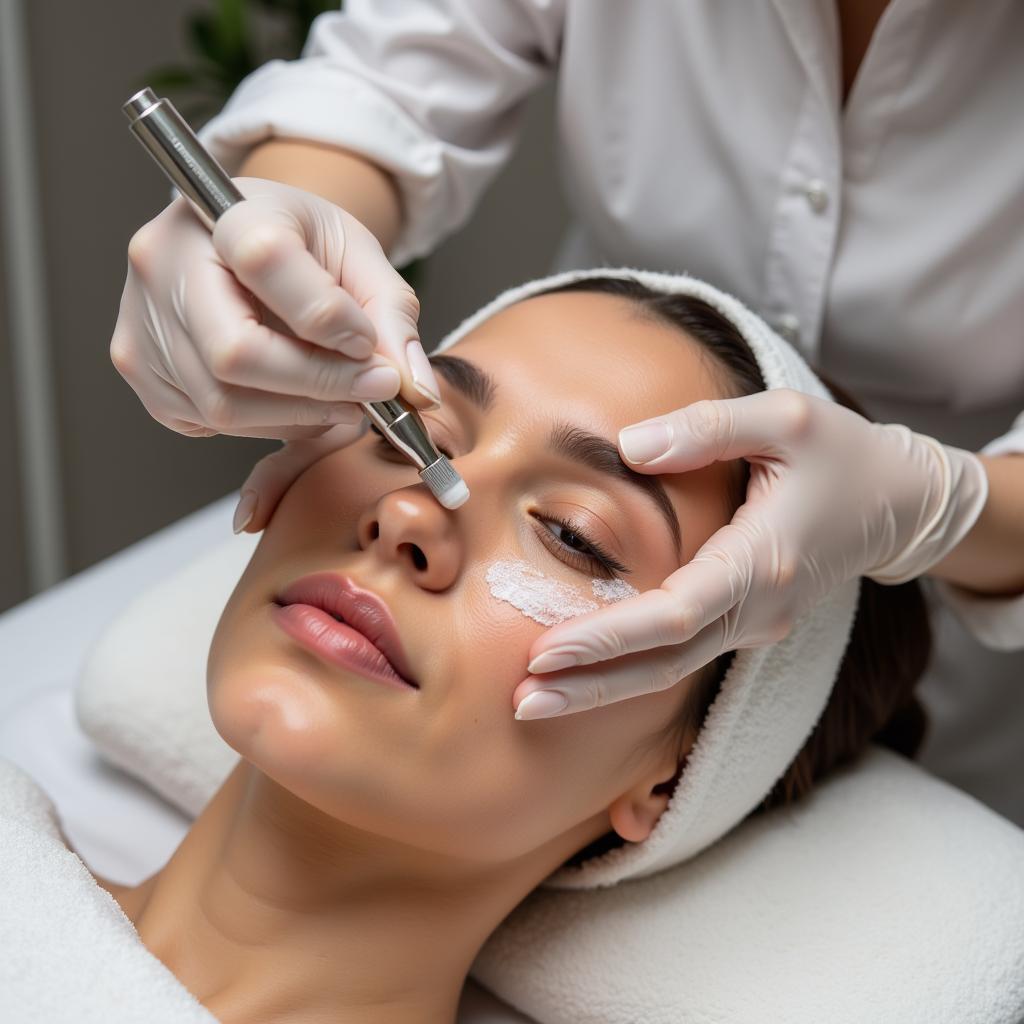 Rejuvenating facial at a spa in Subhash Nagar