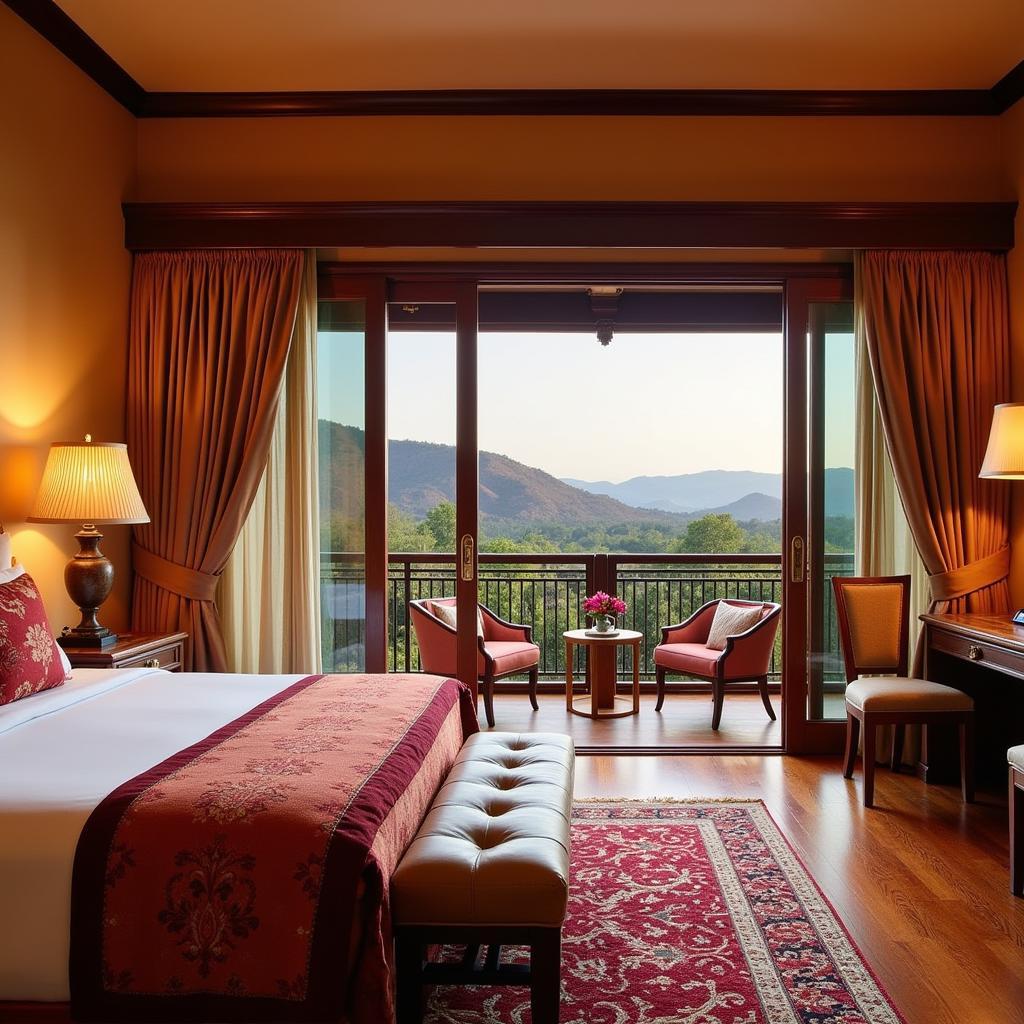 Luxurious accommodations at Taj Aravali Resort & Spa Udaipur