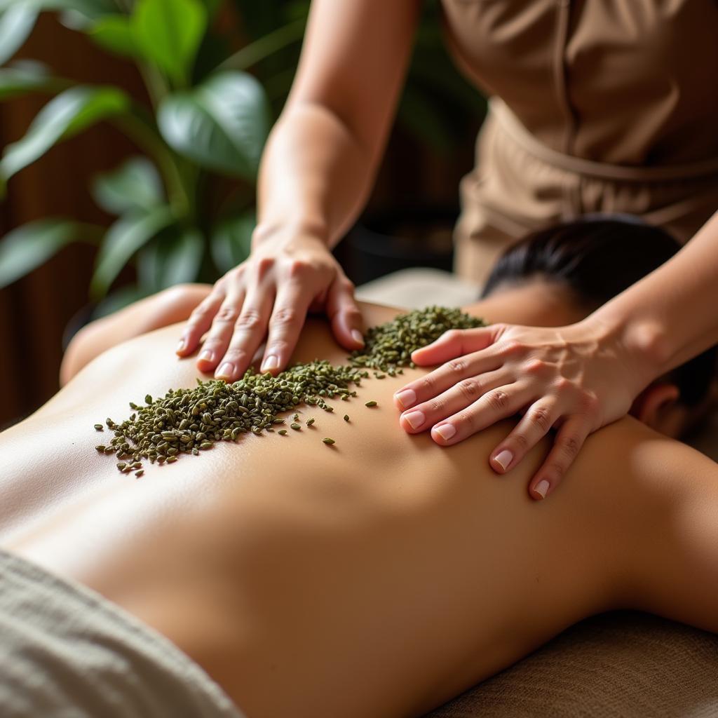 Relaxing Thai Herbal Compresses Treatment