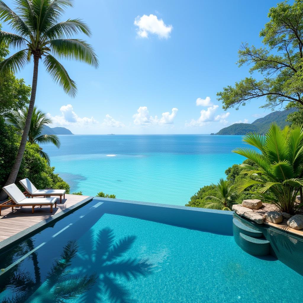 Infinity Pool Overlooking the Andaman Sea at The Kee Resort & Spa Patong