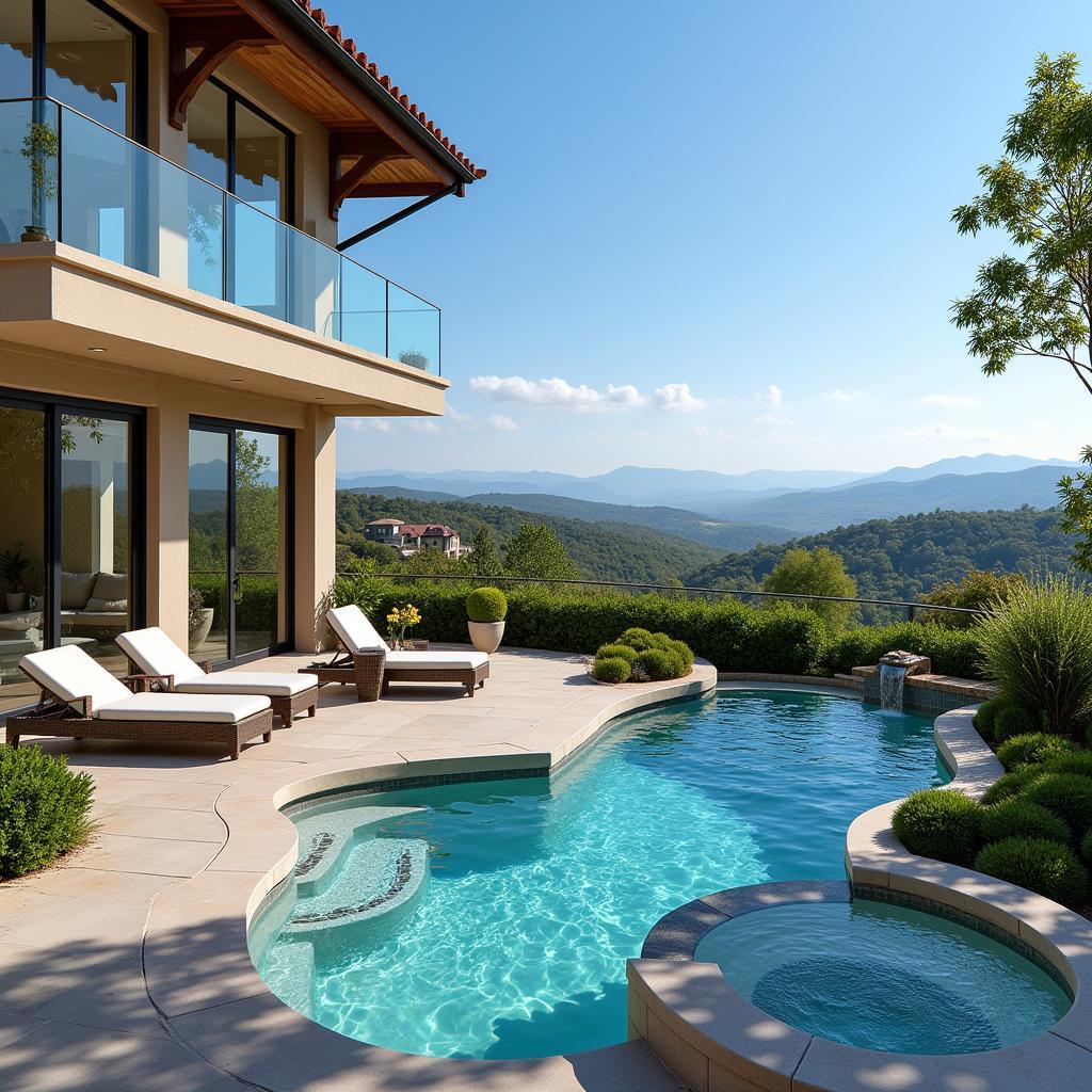 Townhome with breathtaking views, pool, and spa