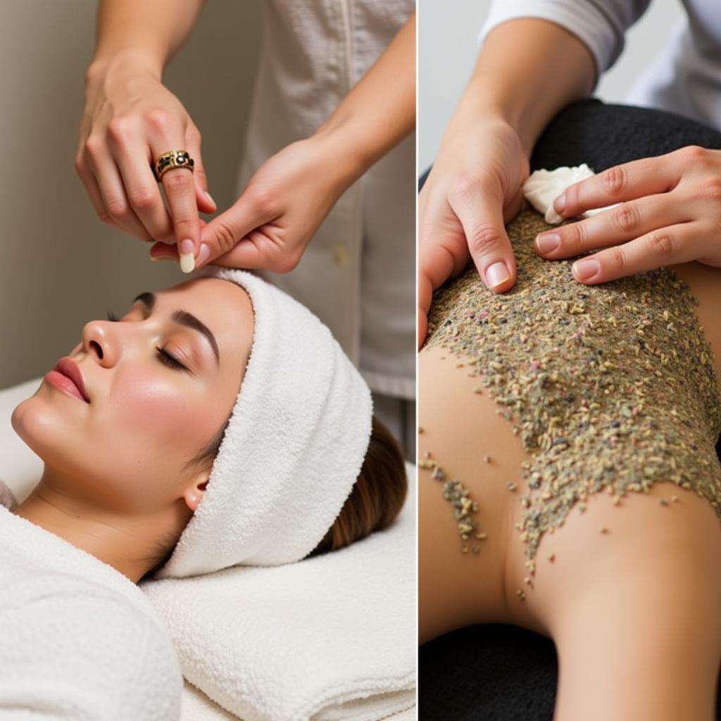 Spa therapists performing trending treatments in Visakhapatnam