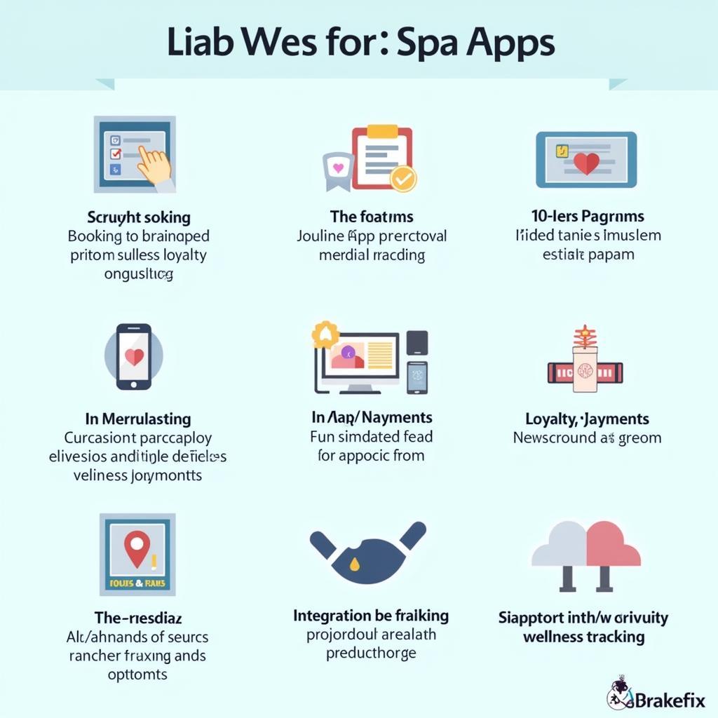 Types of Spa Apps and Features