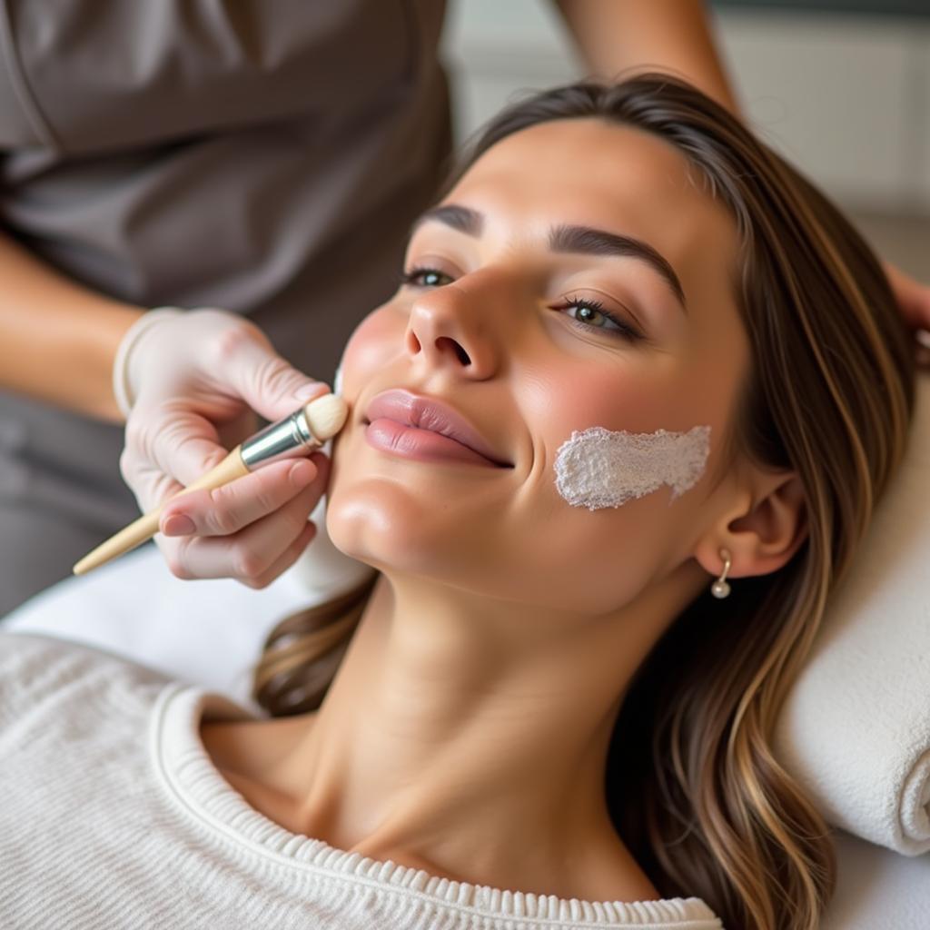 Facial Treatment at a Vermont Spa