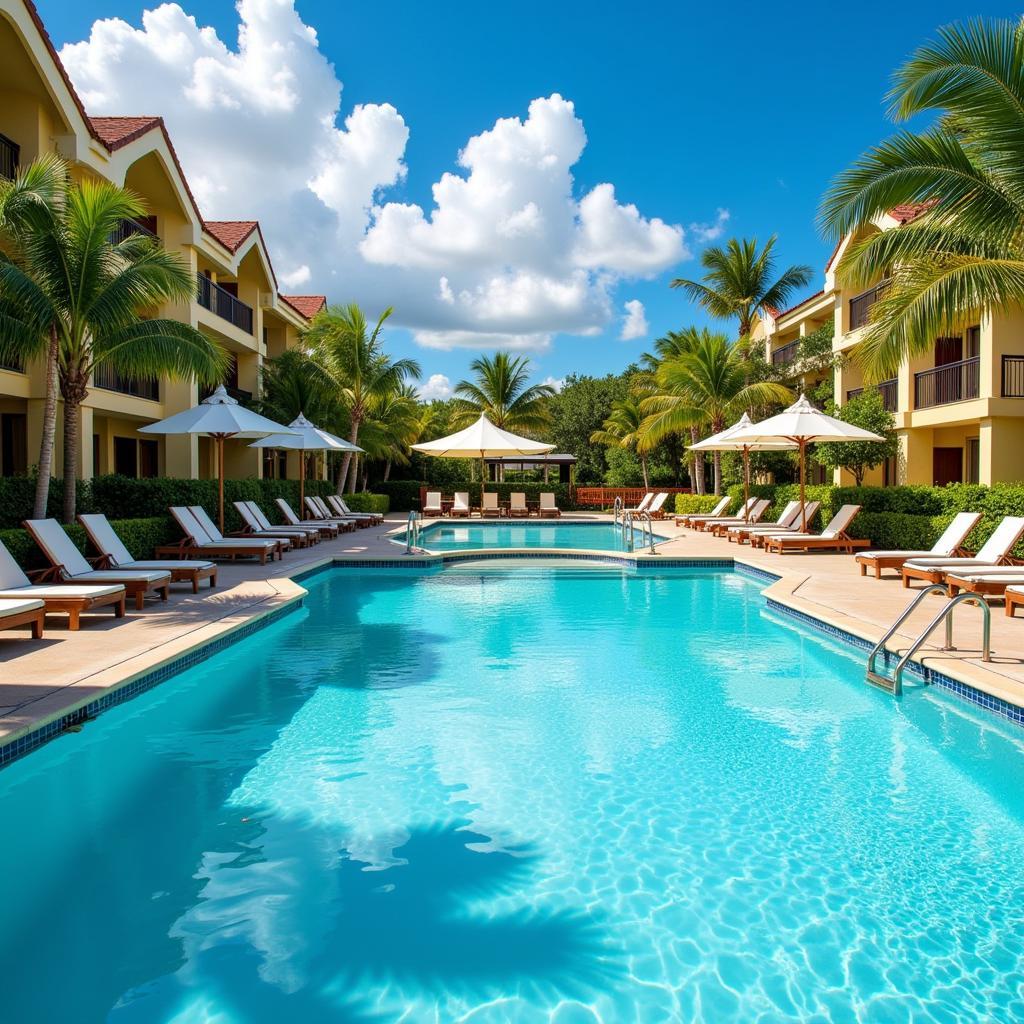 Villa del Mar Resort & Spa Pool Area