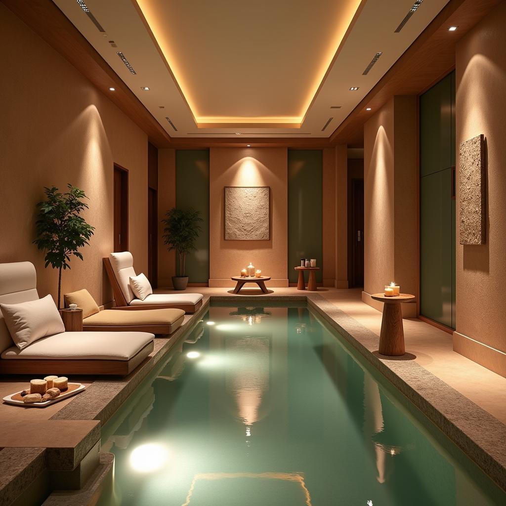 Tranquil VIP Spa Relaxation Area