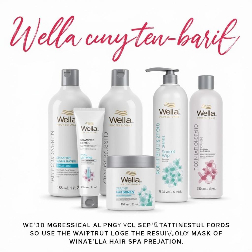 Wella Professional Hair Care Products