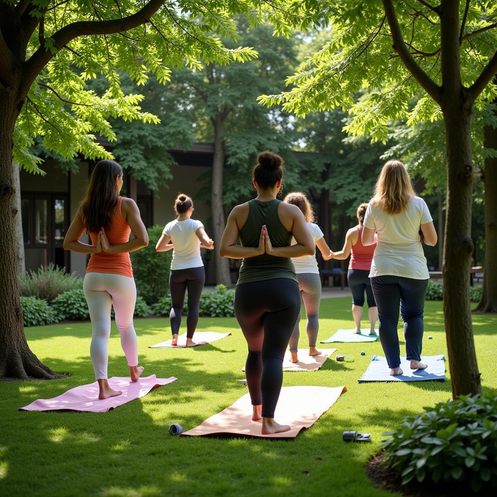 Yoga and Meditation at a Ved Spa