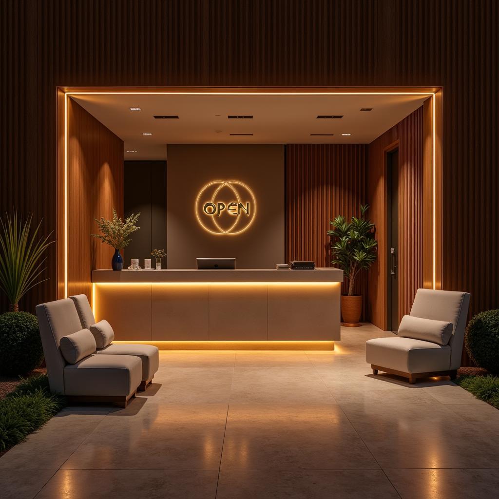 24-Hour Spa Reception Area