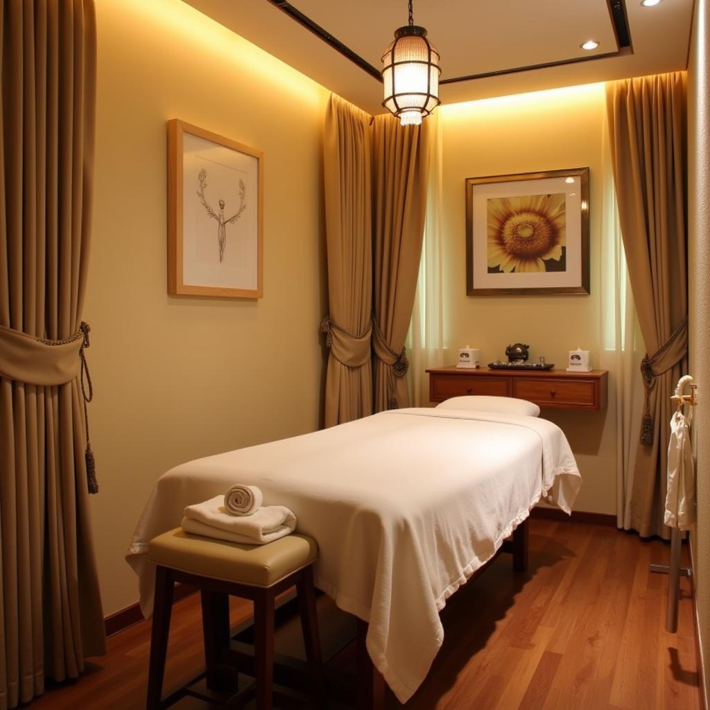 Tranquil Treatment Room at 7 Seas Thai Spa Bhilai