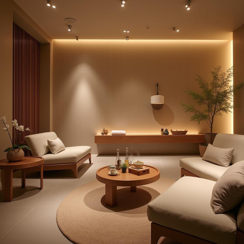 Tranquil Spa Relaxation Area