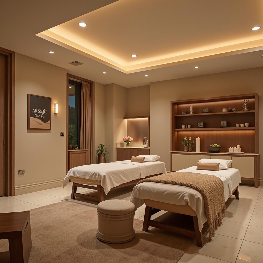 Al Safir Spa Relaxation Area