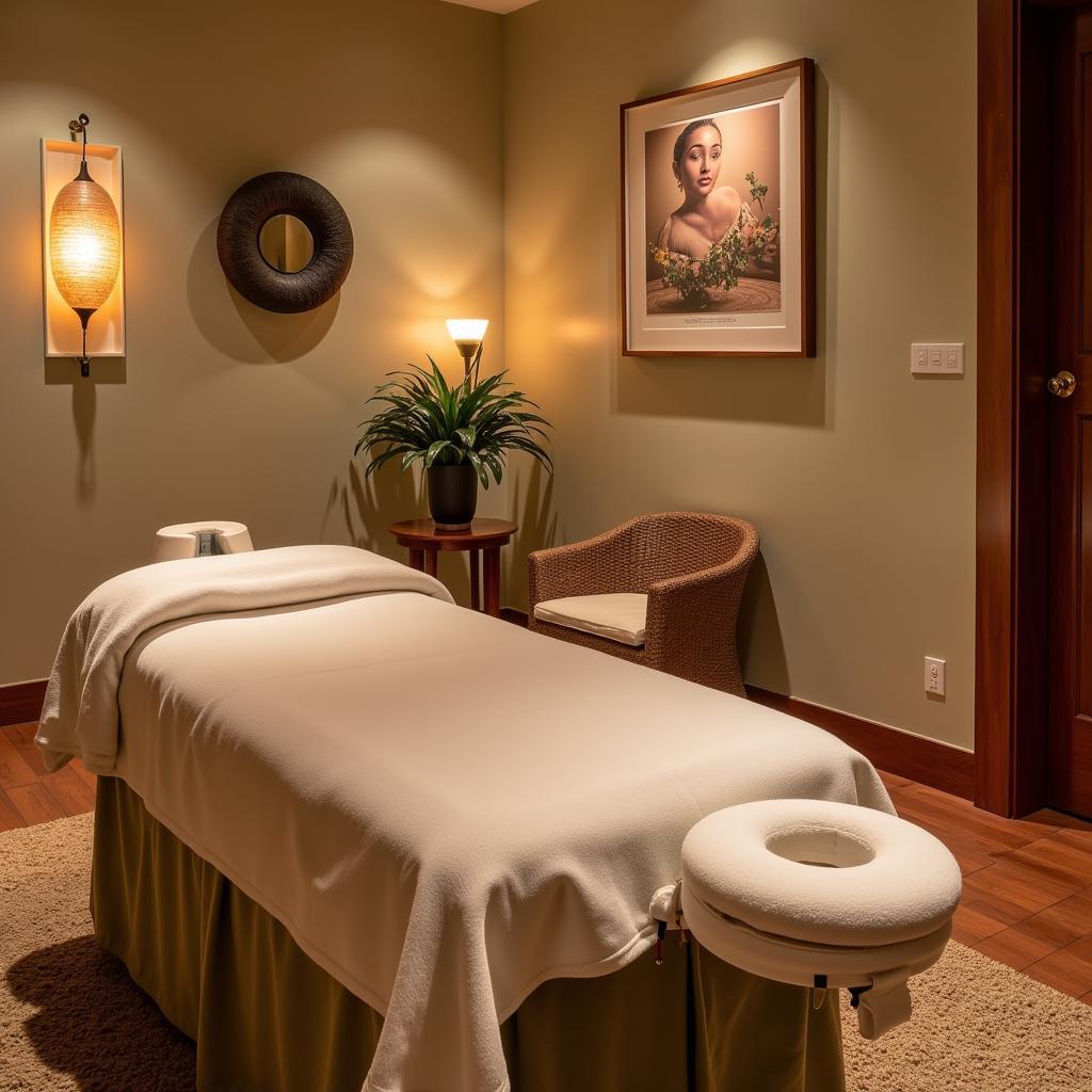 Tranquil Treatment Room at All Seasons Legian Spa