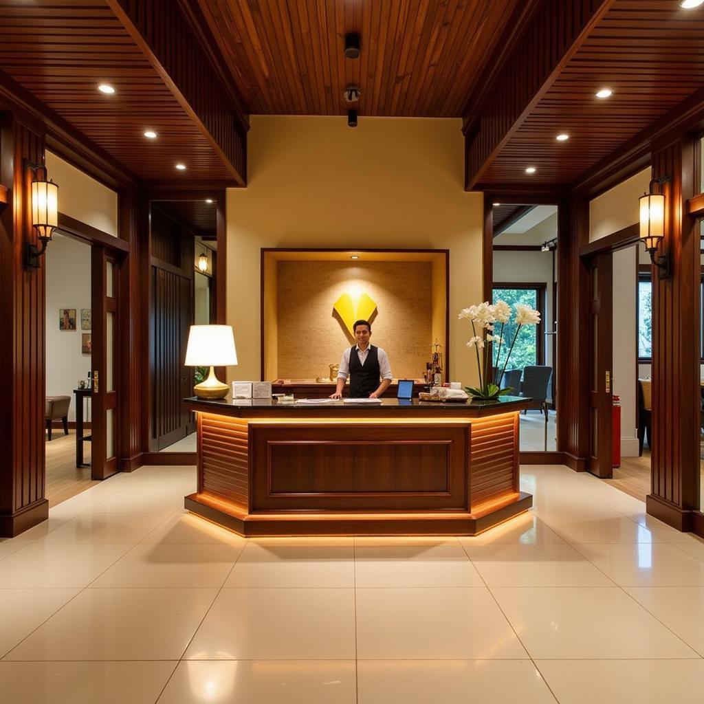 Amari Thai Spa CG Road Reception Area