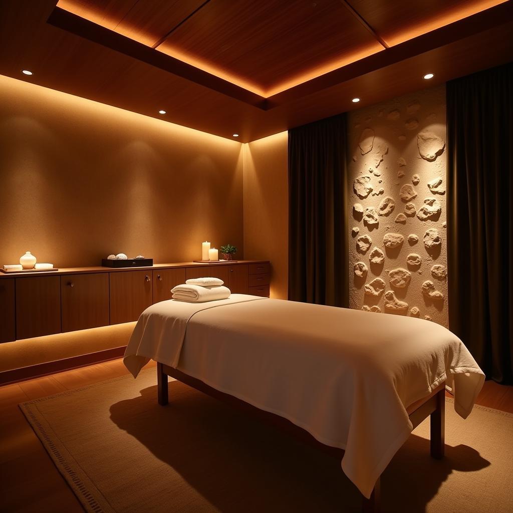 Tranquil Treatment Room at Ananda Spa Radhakrishnan Salai