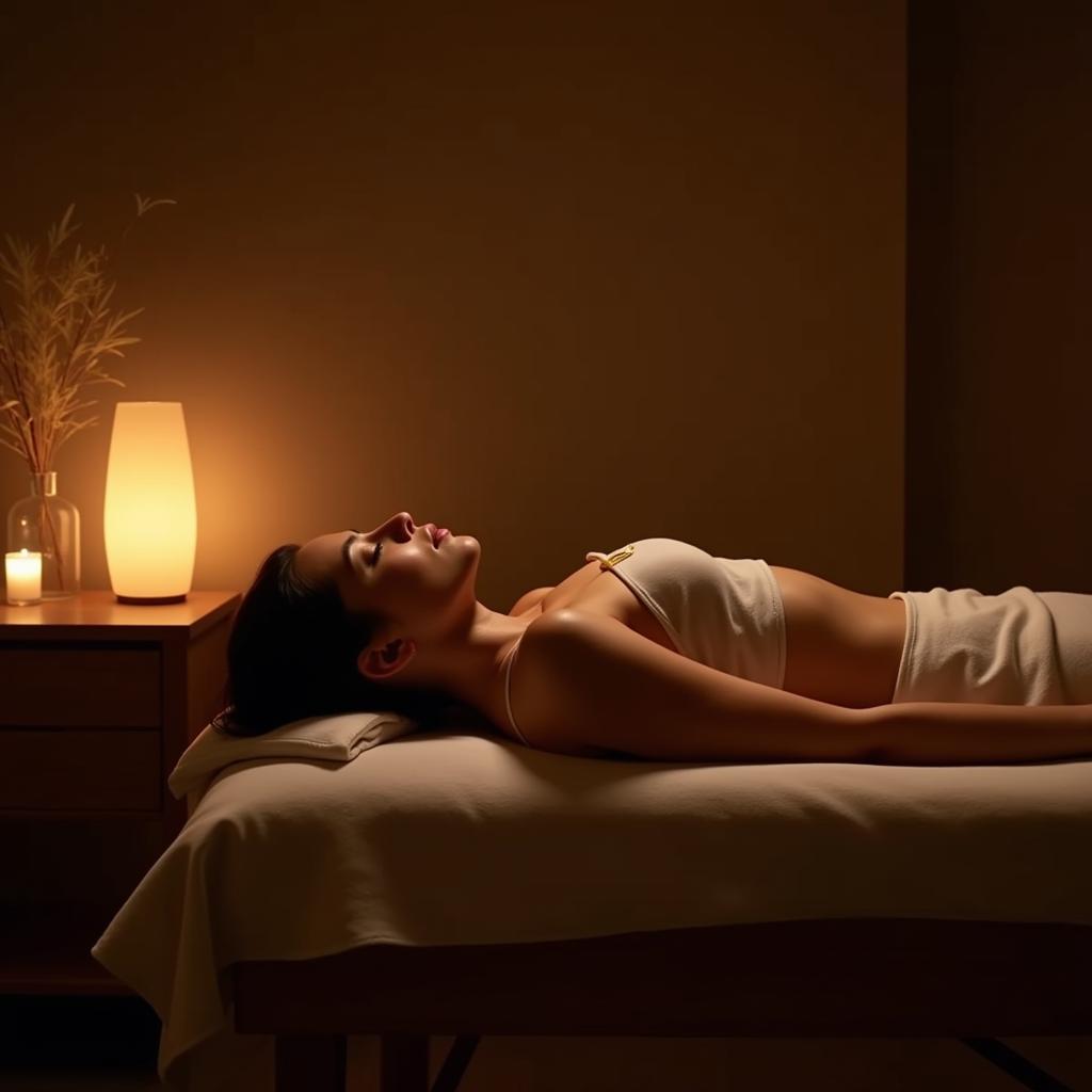 Relaxing massage therapy at Aqua Medical Spa Dunwoody