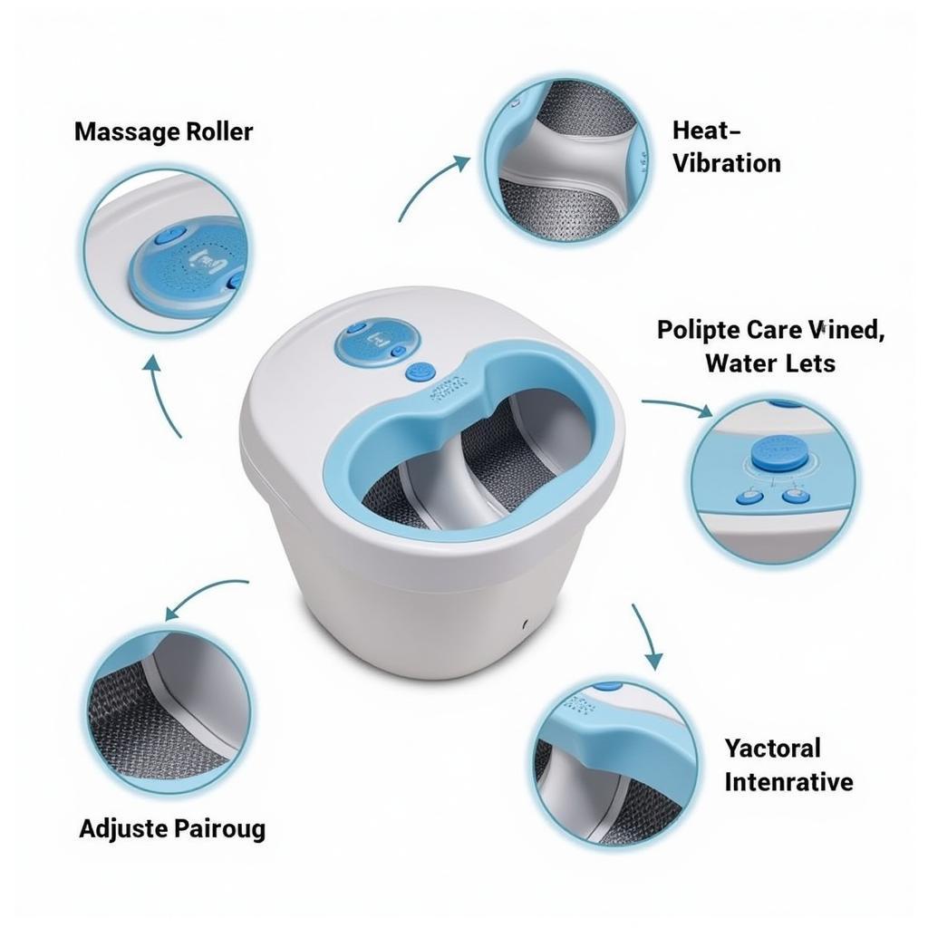 Argos Foot Spa Massager Features