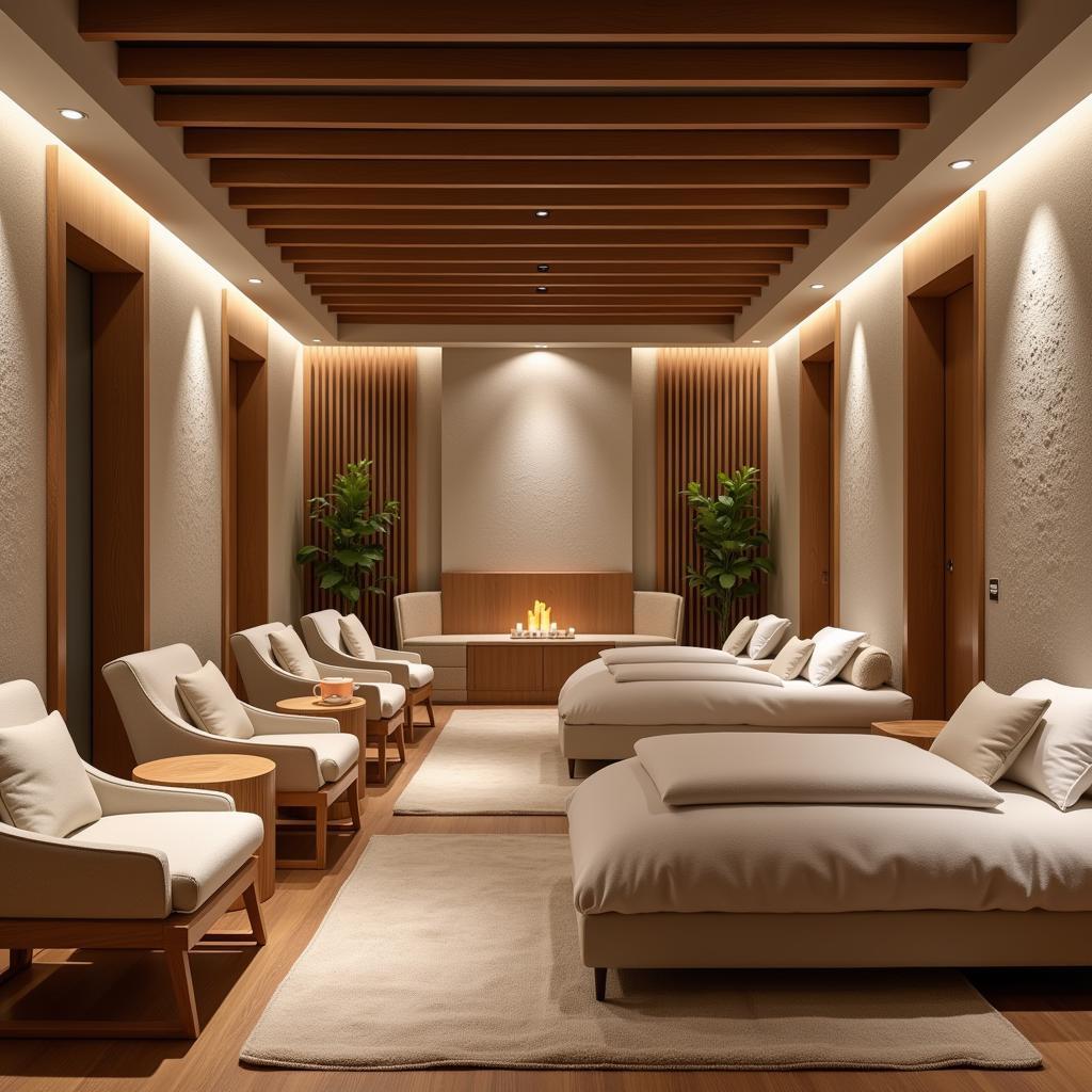 Tranquil Relaxation Area at Atlas Spa