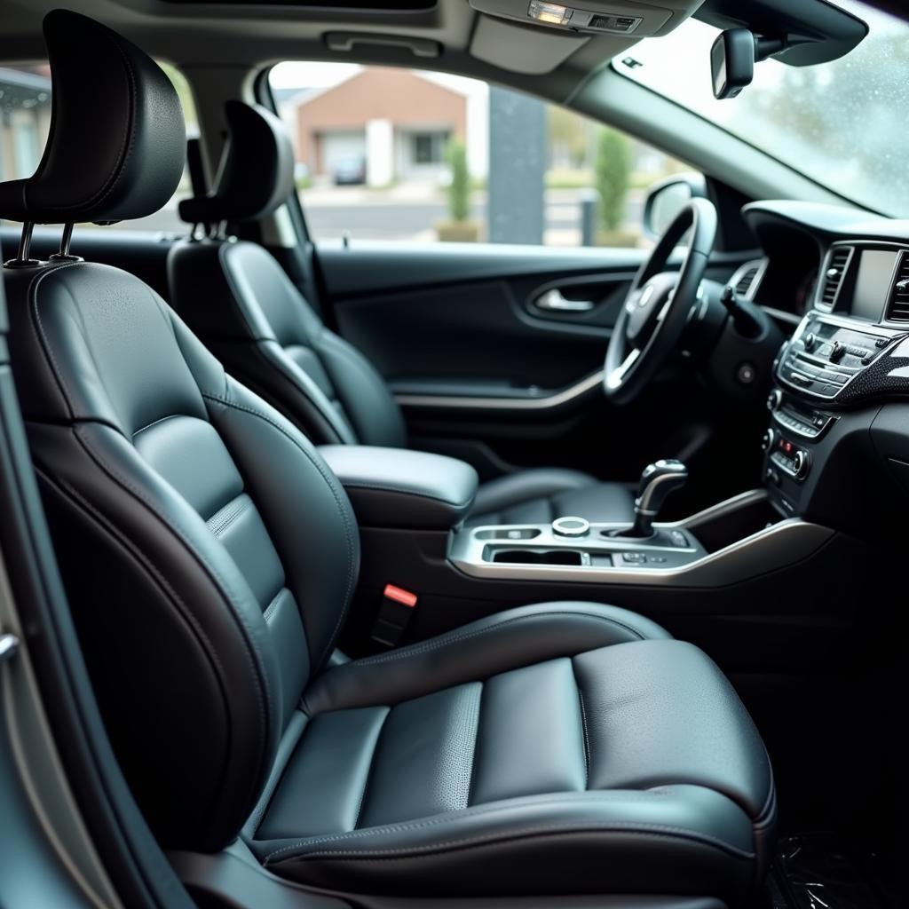 Car Interior Detailing at an Auto Auto Spa