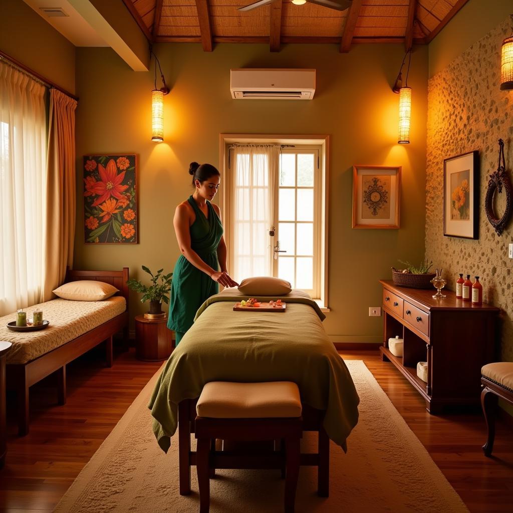 Ayurville Spa Treatment Room