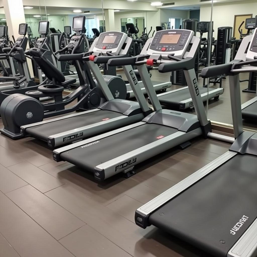 Modern Gym Equipment at B Fit Gym