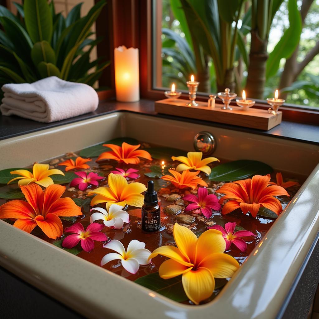 Finding a Relaxing Flower Bath in Bali via Just Dial