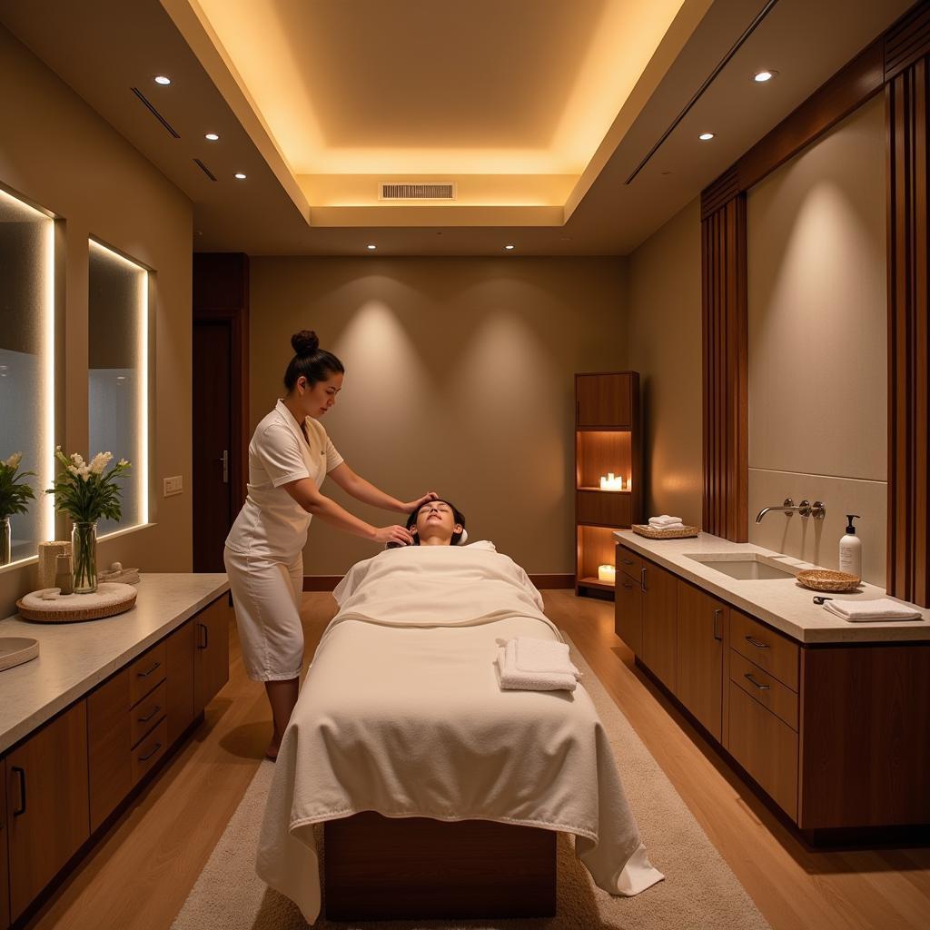 Luxurious Treatment Room in Bangkok Spa