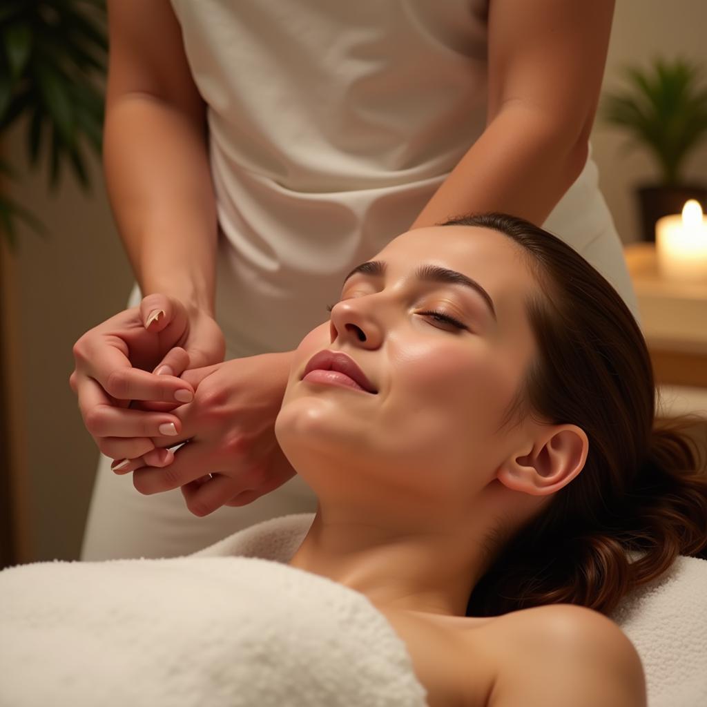 Relaxing body spa massage treatment in Chennai.