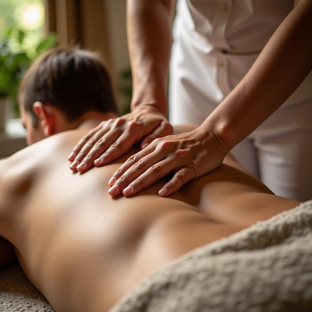 Massage Therapy at a Boise Spa Resort