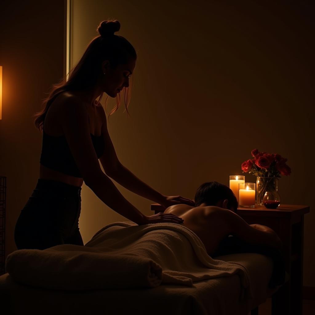 Relaxing massage at Clara Spa