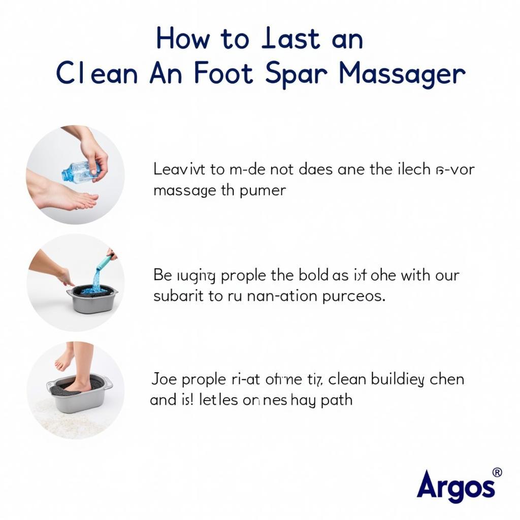 Cleaning Argos Foot Spa Massager