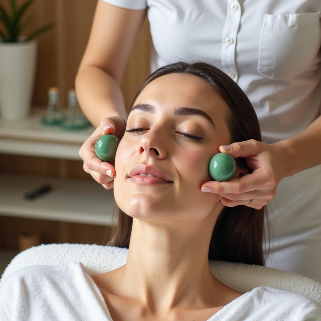 Jade Roller Massage at Eden Viaggi Spa