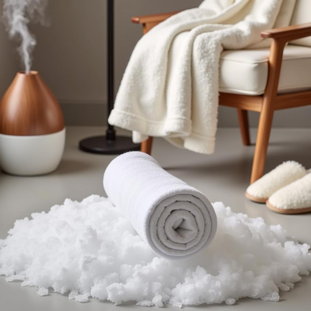 Enhance Your At-Home Spa with Luxurious Touches: Chilled towels, plush robes, and ambient music create a truly immersive experience.