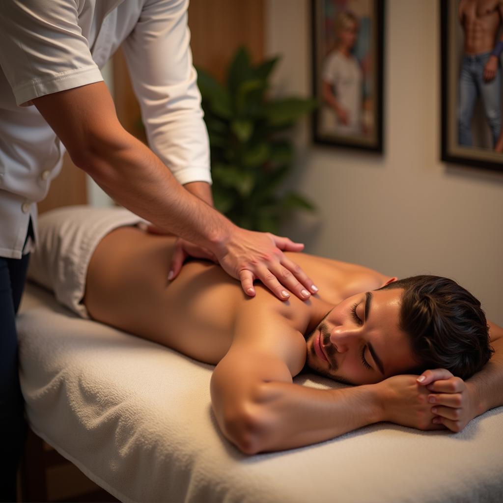 Massage therapy for transgender men