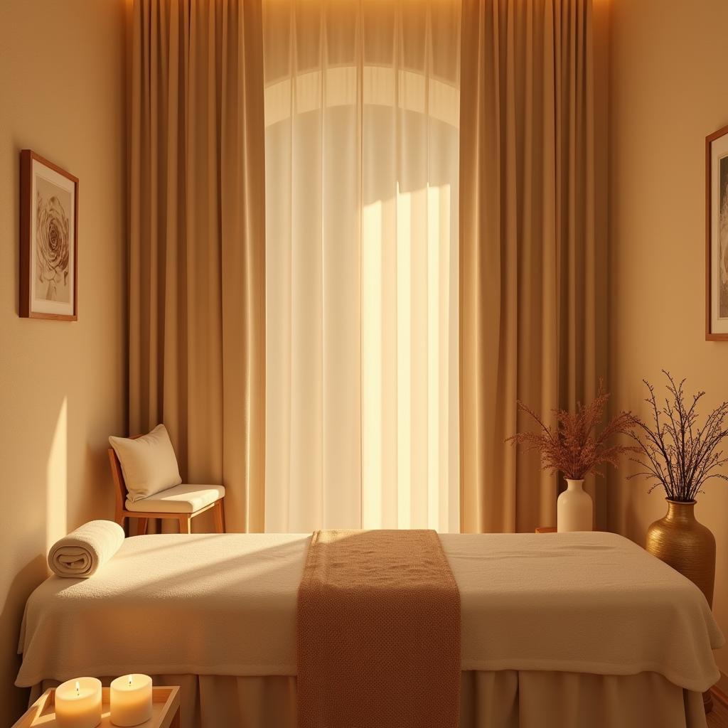 Serene Treatment Room in Golden Spa Coimbatore