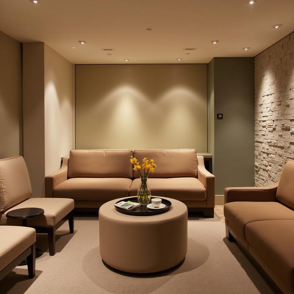 Tranquil Relaxation Lounge at the Hilton Whistler Spa