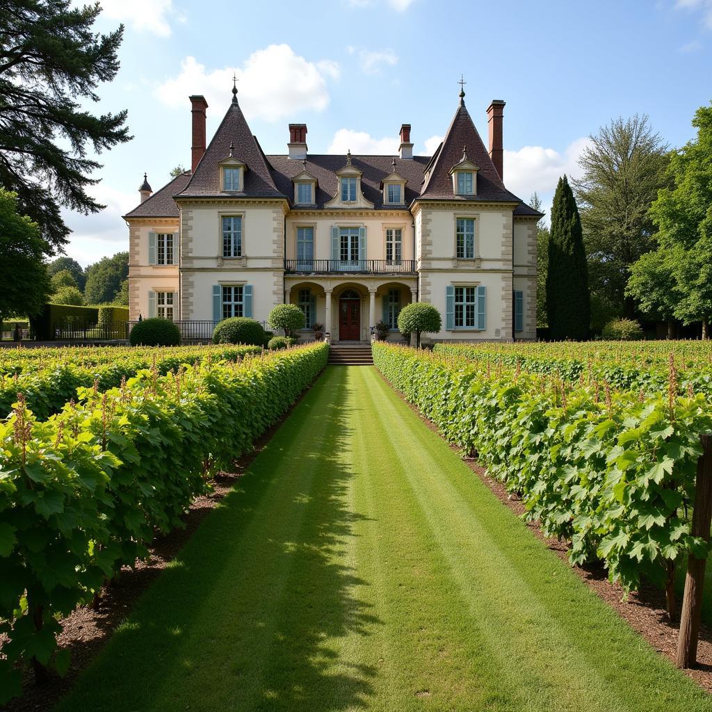 Luxury Hotel Spa Exterior in Bourgogne