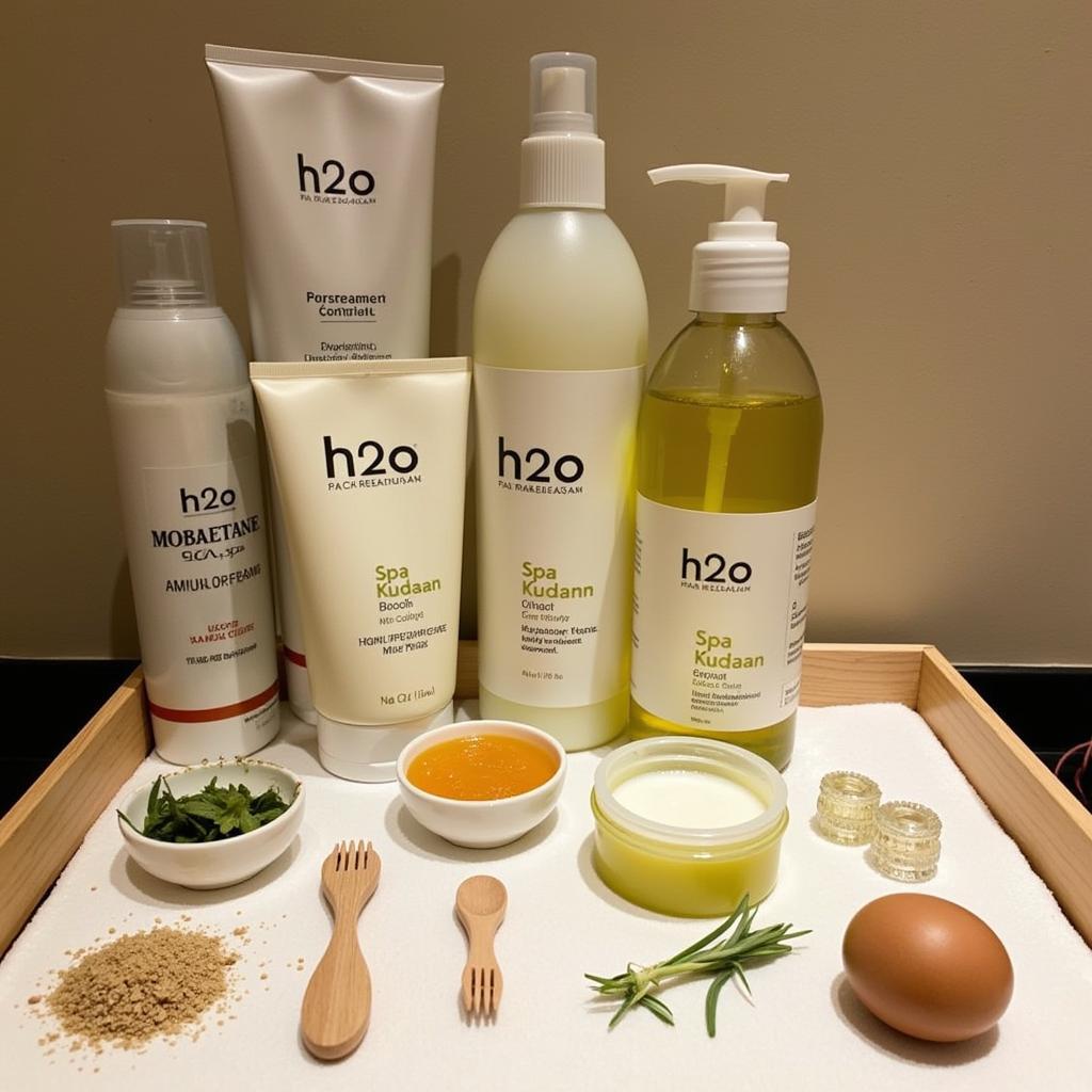 Natural Korean Spa Products at h2o Spa Kudasan