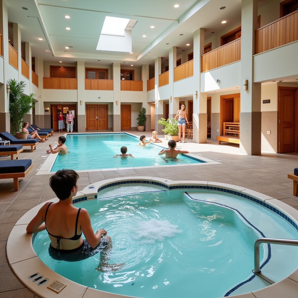 Communal Area in a Korean Spa