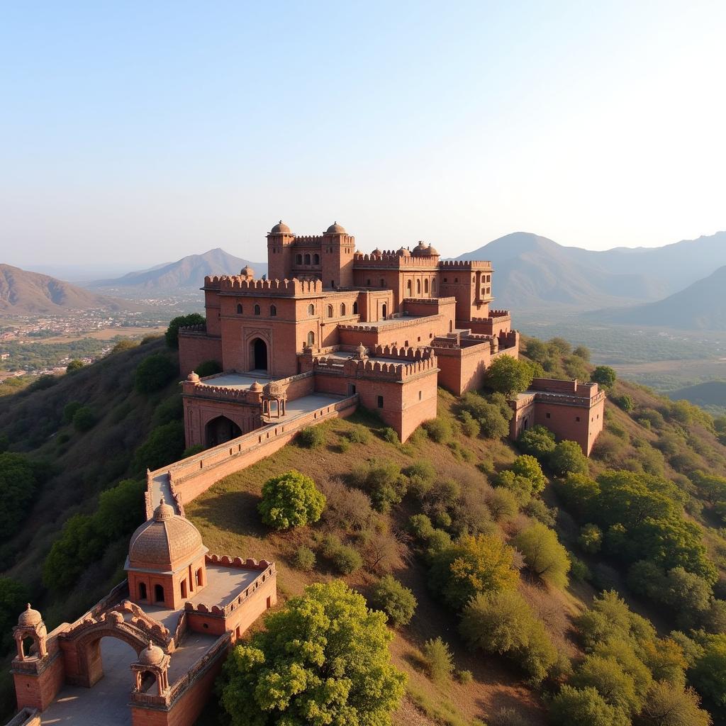 Panoramic View of Kumbhalgarh Fort