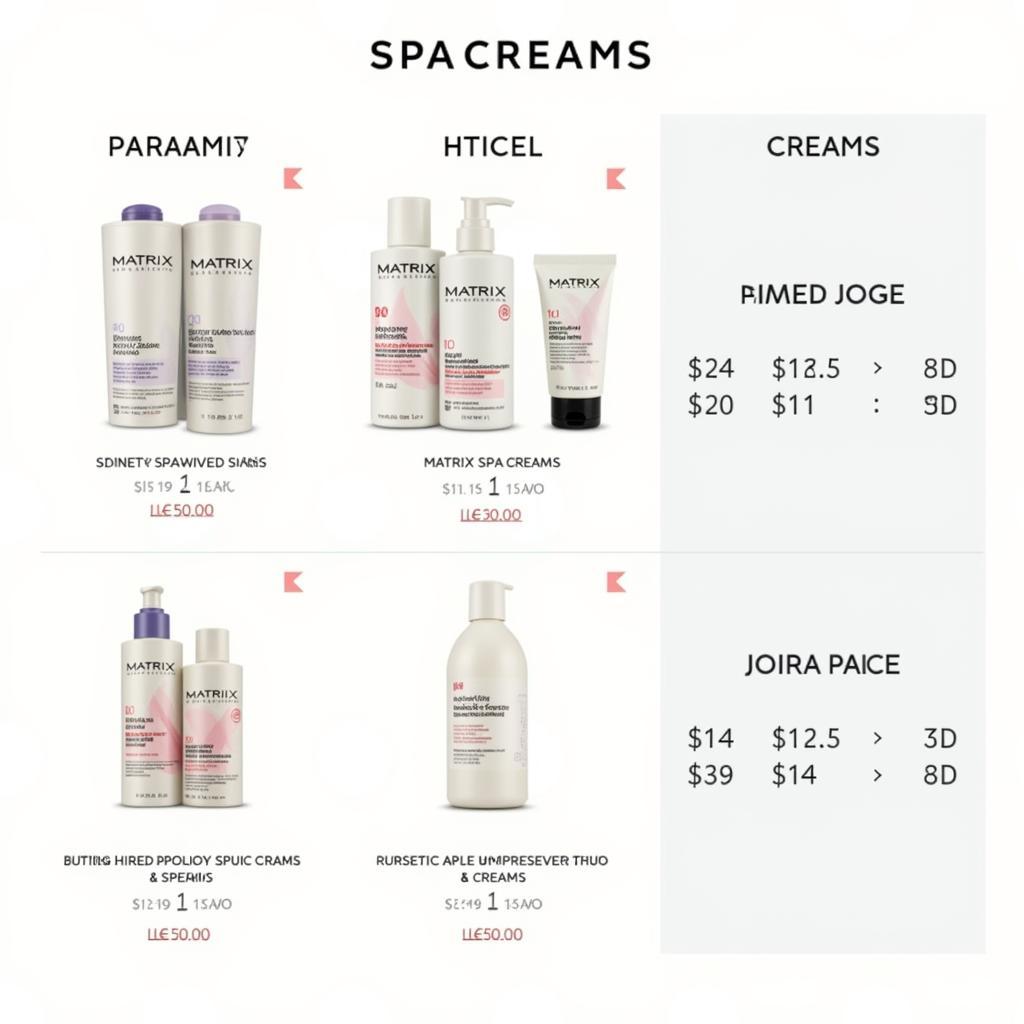 Matrix Spa Cream Price Comparison: Exploring Different Options and Value