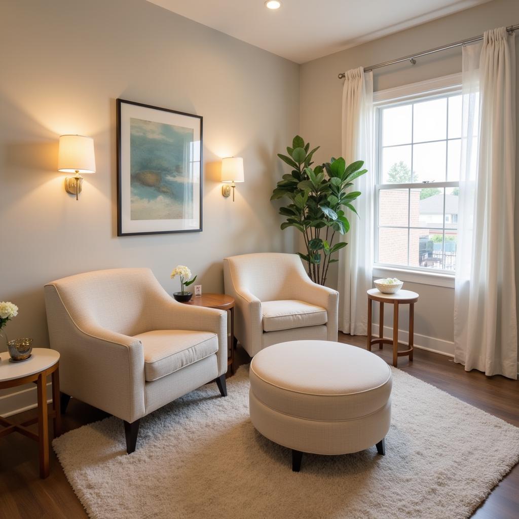 Tranquil Medical Spa Relaxation Area