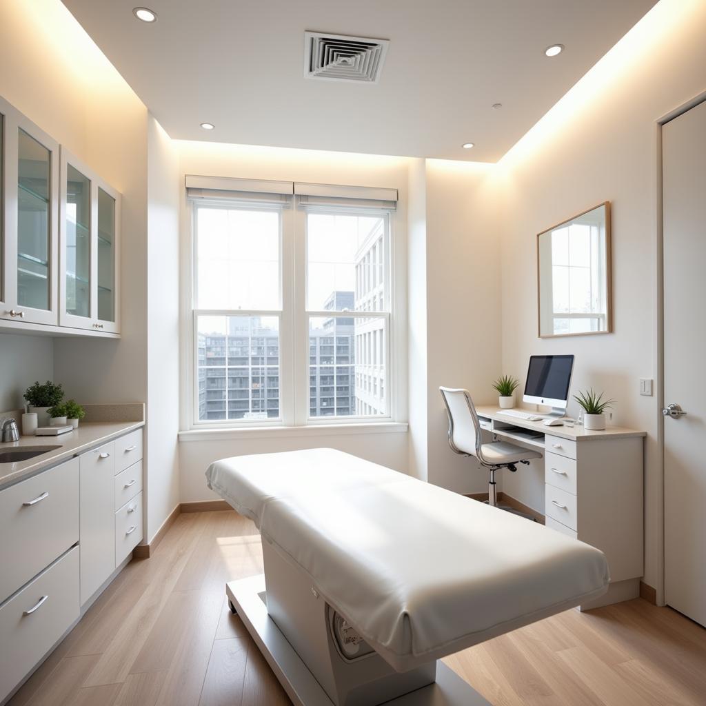 Modern and Clean Medical Spa Treatment Room