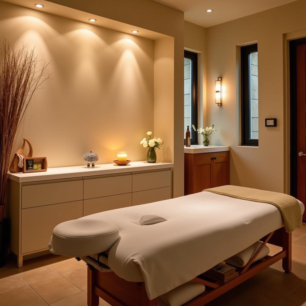 Serene Spa Treatment Room at Miramonte