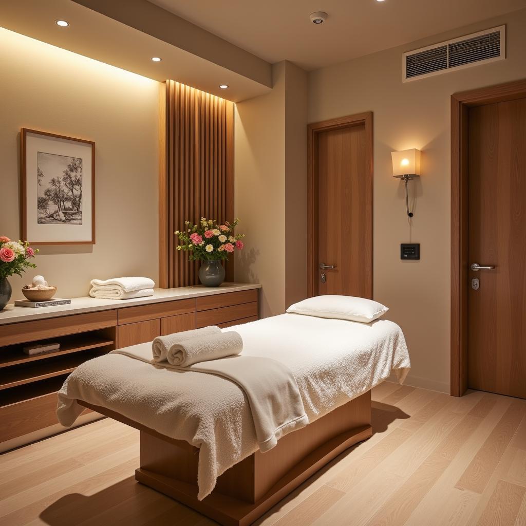 Modern Spa Treatment Room